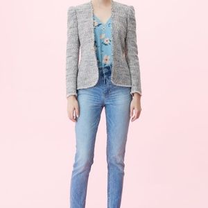 Rebecca Taylor Tweed Peplum Jacket